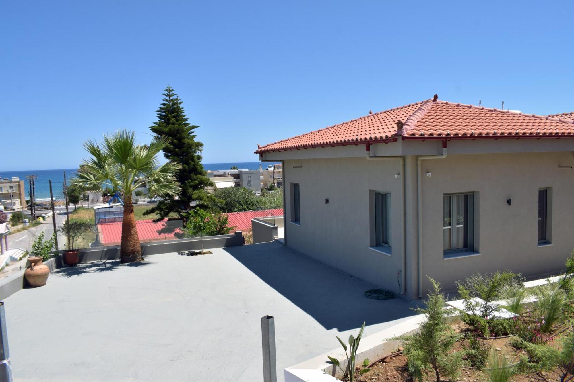 Romantic Corner Maisonette Houses Stalos Exterior photo