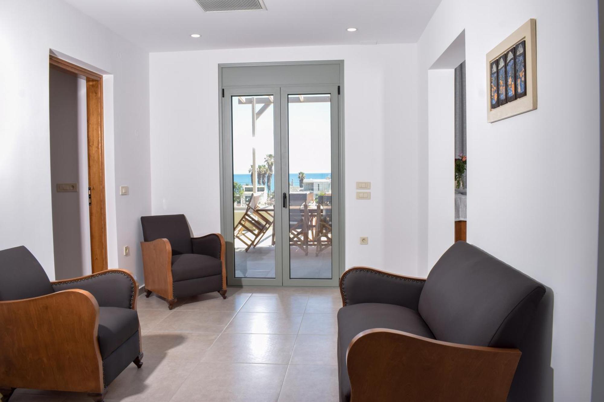 Romantic Corner Maisonette Houses Stalos Exterior photo