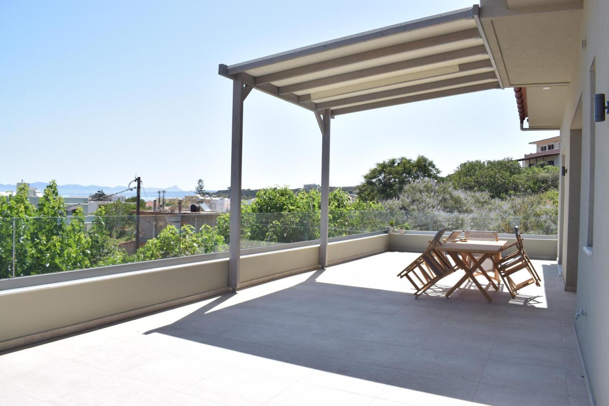 Romantic Corner Maisonette Houses Stalos Exterior photo